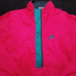 Vintage 90s Nike Neon Pullover Windbreaker Jacket